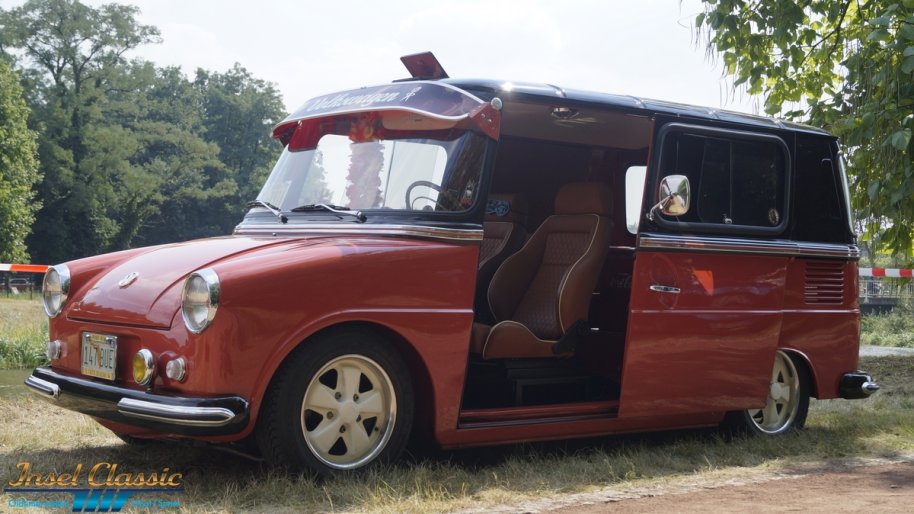 VW Fridolin Transporter bei Oldtimertreffen Uhyst