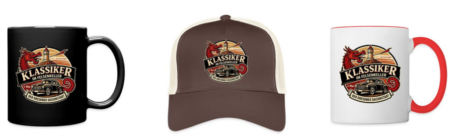 Klassiker im Felsenkeller Dresden Shirts Caps Accessoires