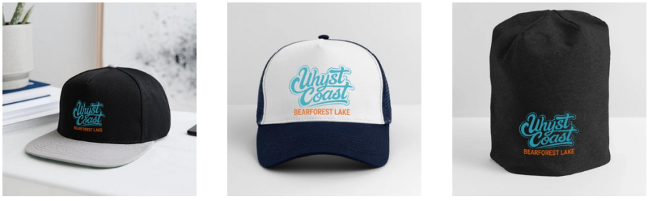 Uhyst Coast Fanartikel Caps Beanie Uhyst blau, Bearforset Lake